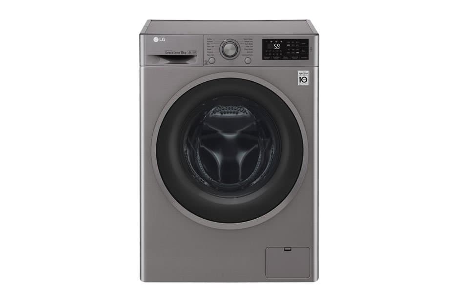 LG F4J6TMP8S 8 KG Front Load Washing Machine With Dryer