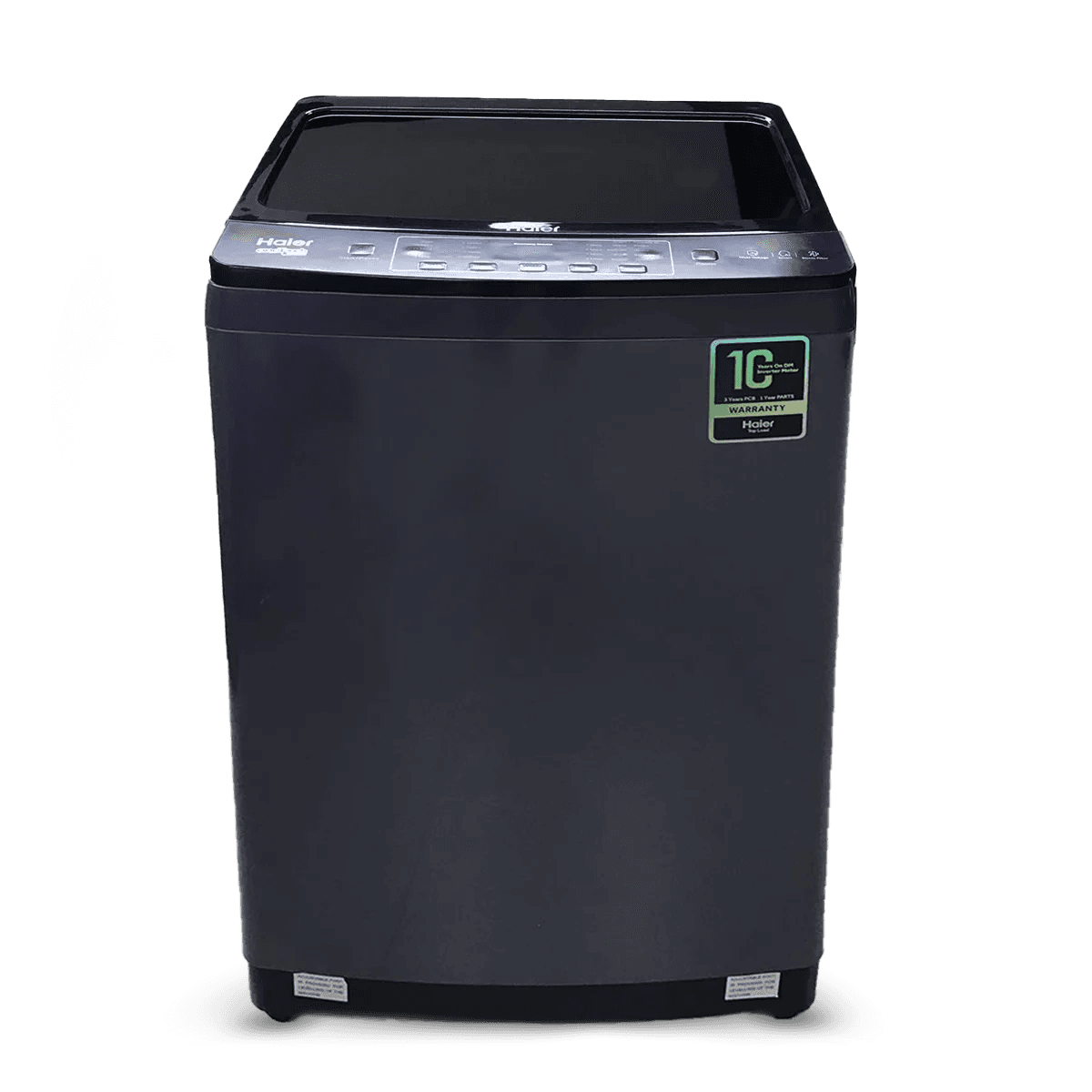 HAIER HWM-100-826S6 10 KG Full Auto - Top Load Washing Machine Dark Grey