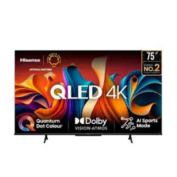 Hisense 75Q6N 75-inch 4K UHD QLED Google Smart TV, Hands Free Voice Control, 120Hz TV