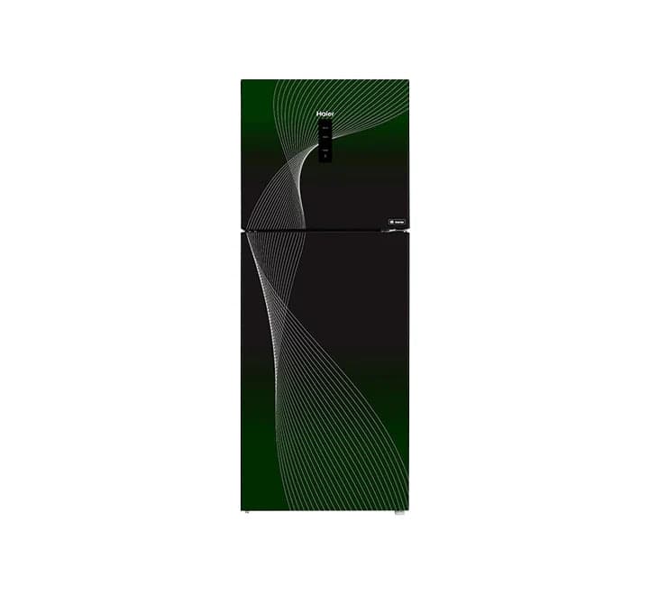 HAIER HRF-316 IFGA 11 Cft. Digital Inverter-Glass Door Refrigerator Green