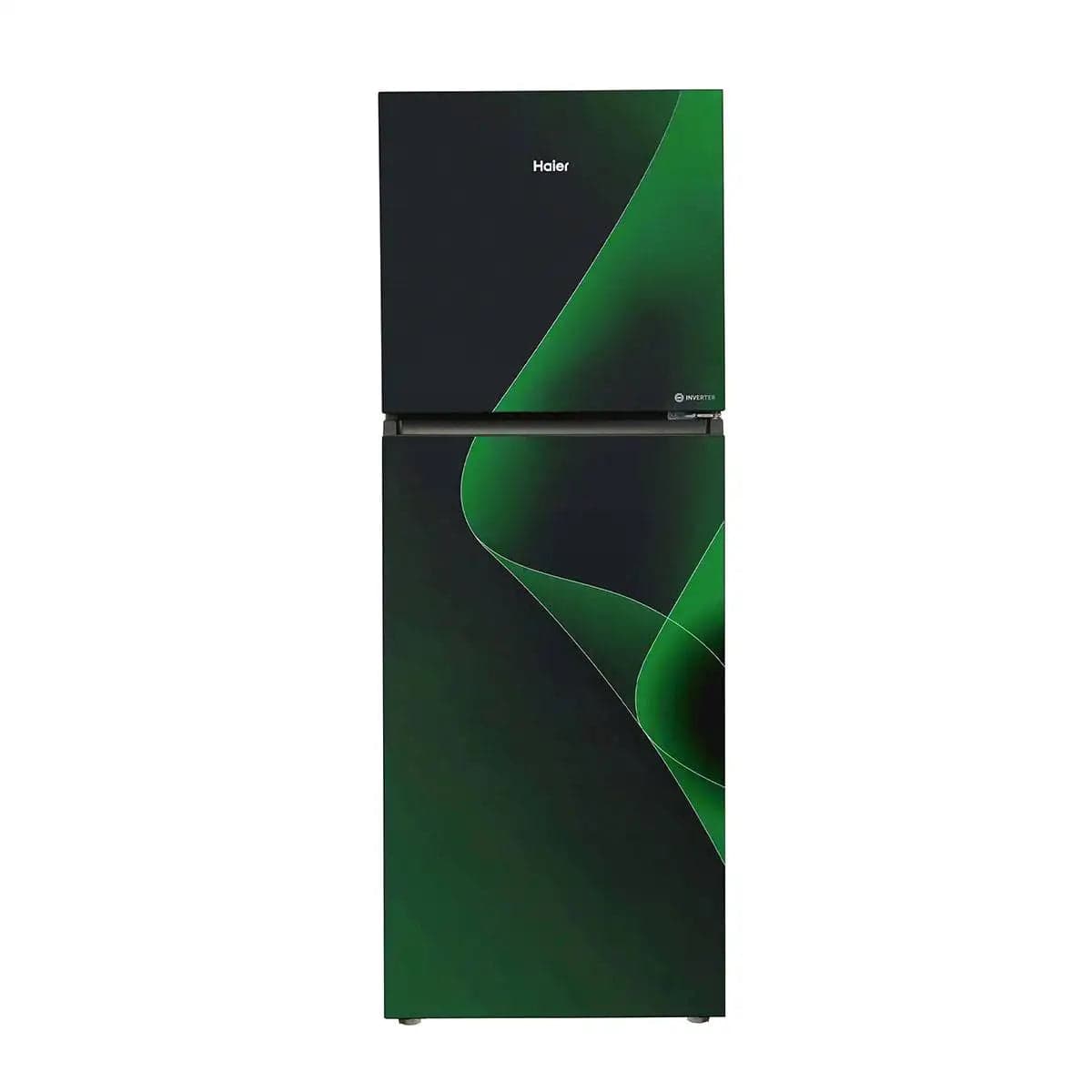 HAIER HRF-246 IPGA 8 Cft. Inverter-Glass Door Refrigerator Green