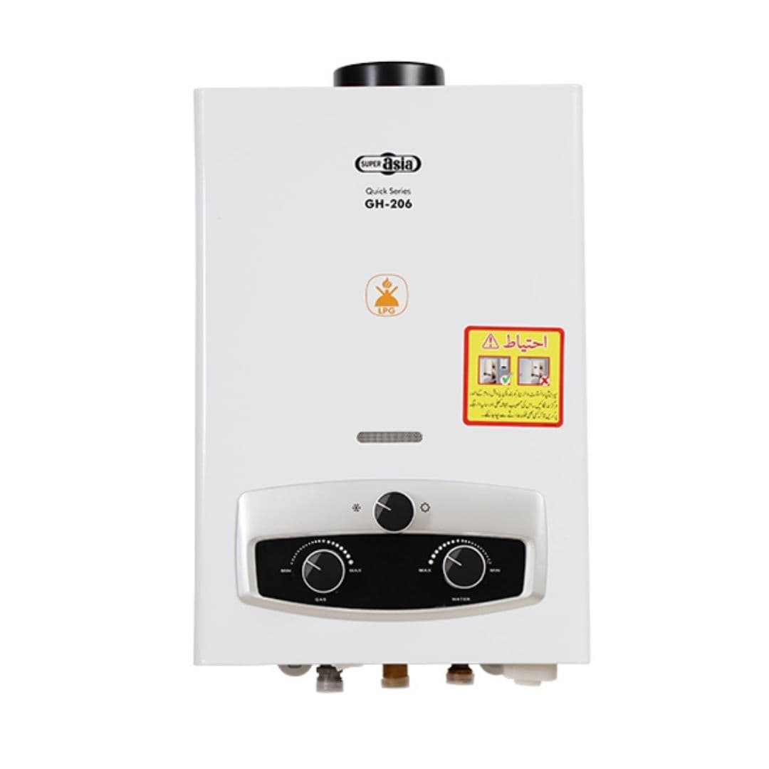 Super Asia 8 Liter Instant Gas Geyser GH-208