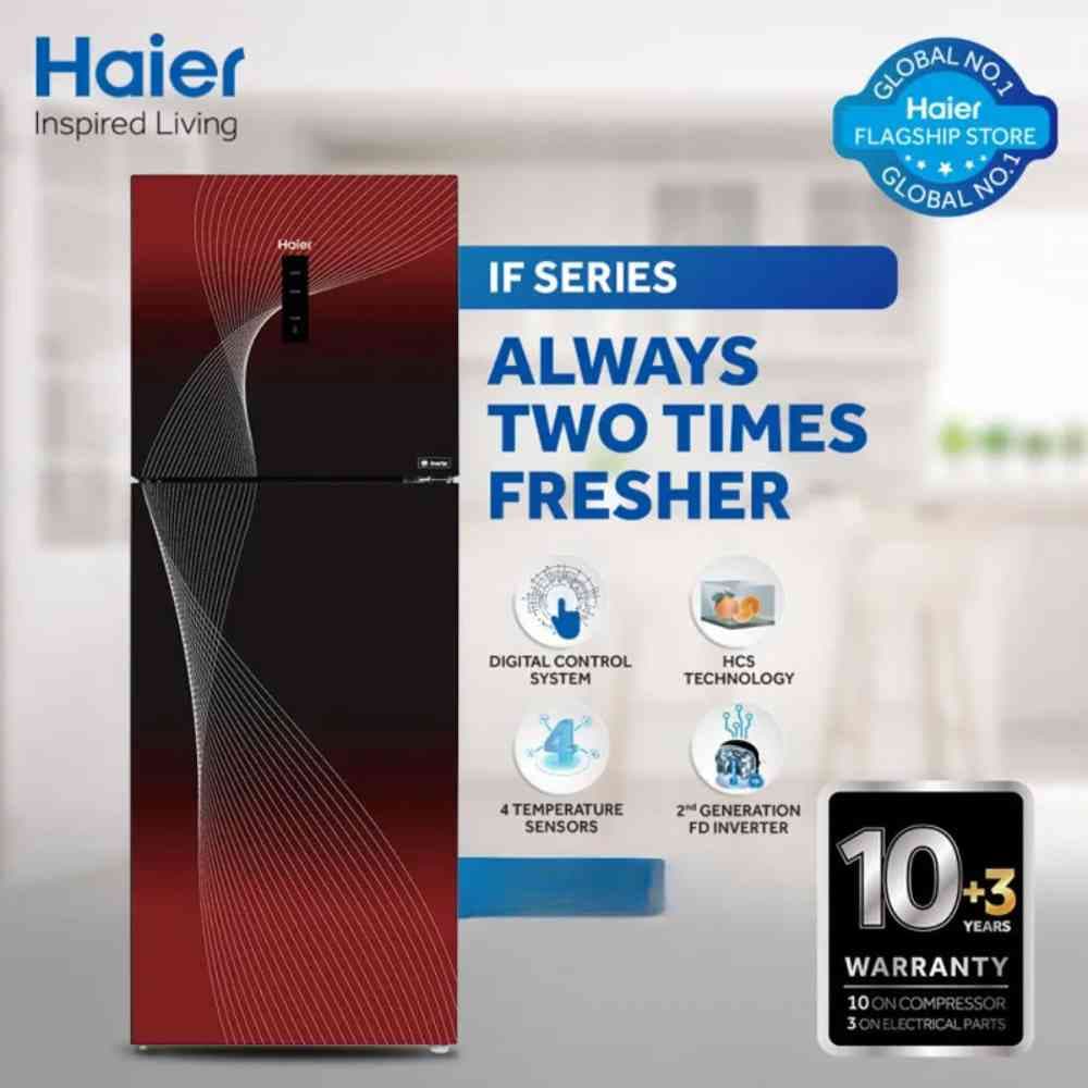 Haier 316IFRA GD Digital Inverter Fridge 8 CFT