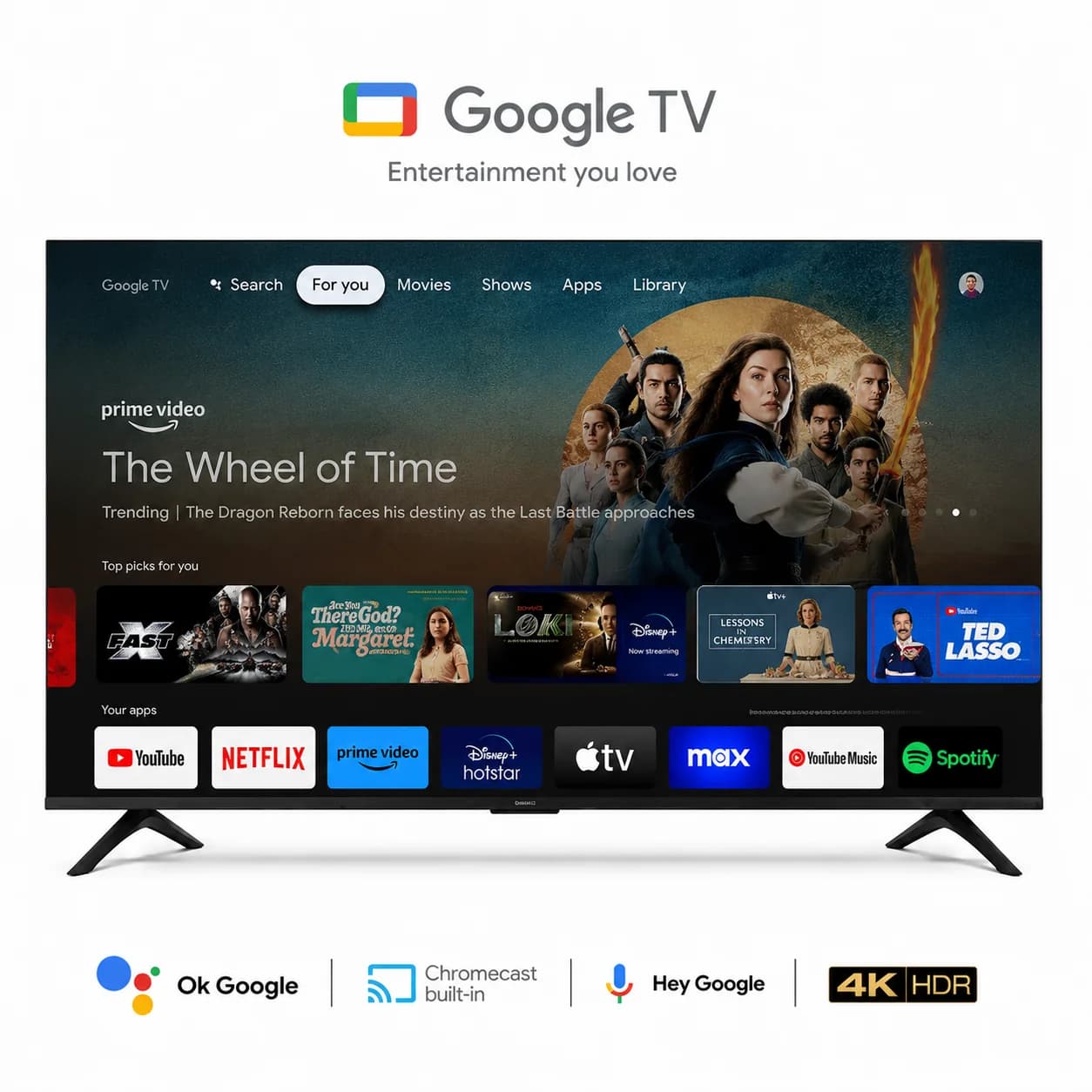 Xiaomi 43A2026 Full HD Google Smart LED TV 43-Inch, 2/8 GB, 1080p, Quad-core