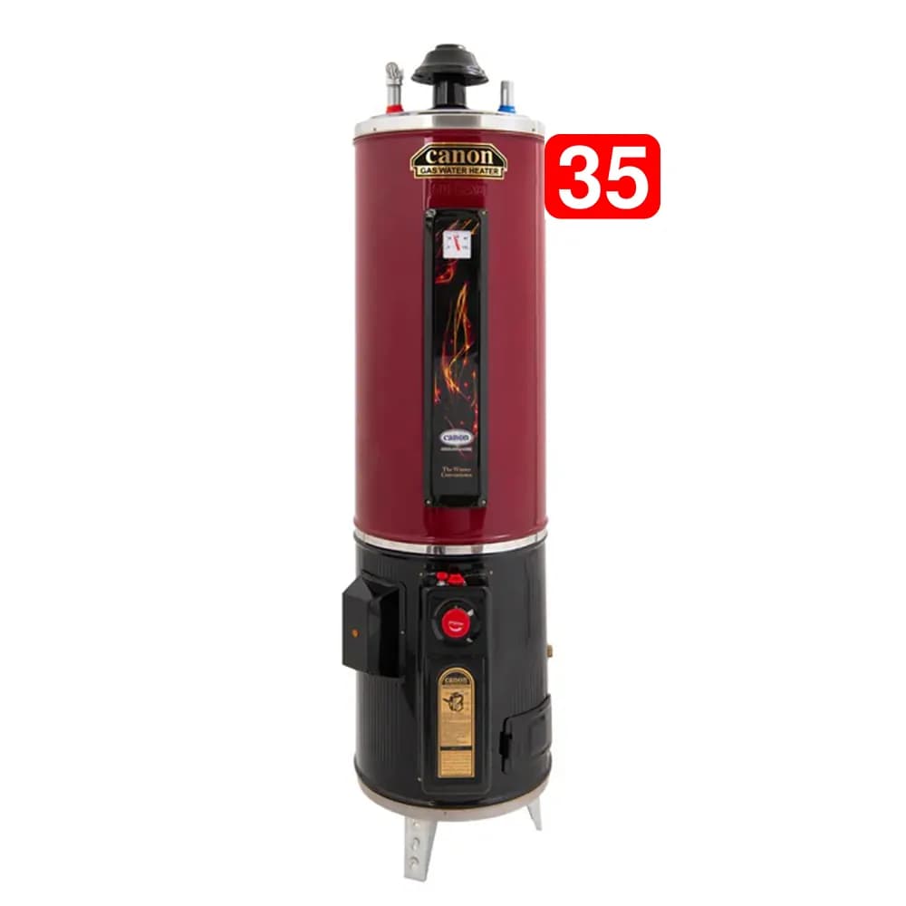 Canon 35 Gallon/130Ltr (GWH-35AAT) Electric and Gas Geyser, (Advance Series), Auto Ignition