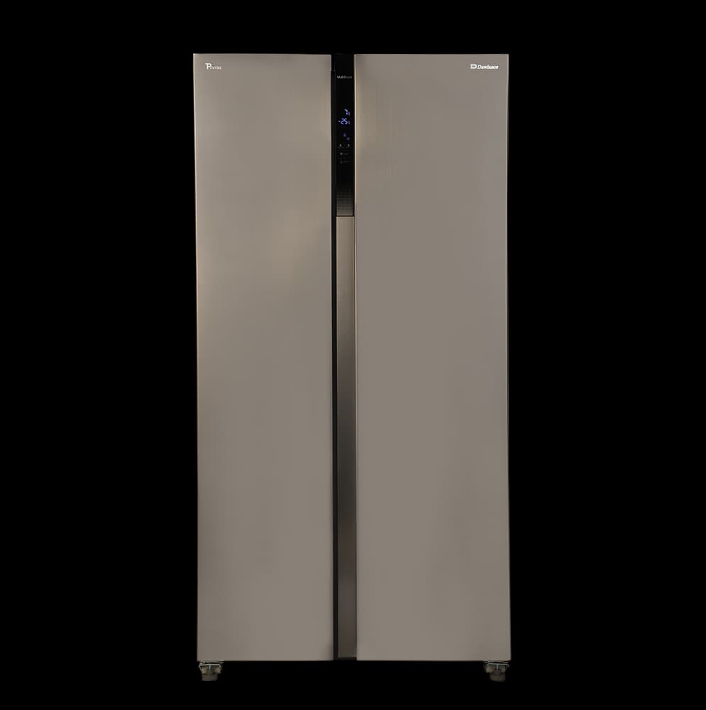 Dawlance DSS-955 Inox Side By Side (Two-Door) No Frost Refrigerator, Fresh Zone, Metal Cooling