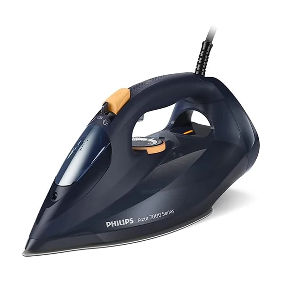 Philips DST7060/26 7000 Series HV Steam Iron – 3000W, 250gm steam boost, Safety auto-off, Anti-drip, Elite Soleplate