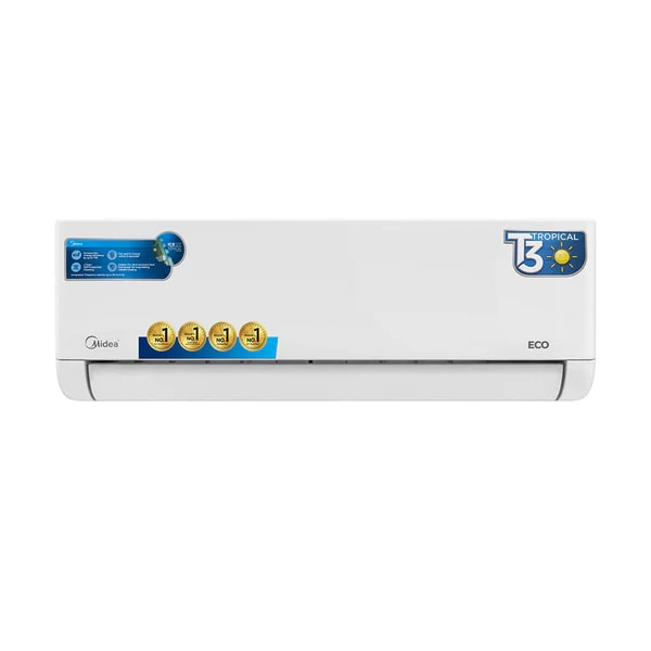MIDEA 18HRDN1 1.5 Ton T3 ECO DC INVERTER AC, Refrigerant R410A, Self‑Cleaning, Low Noise Operationa