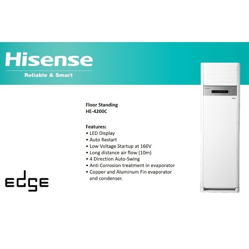 Hisense 3.5 Ton Floor Standing AC HE-4200C