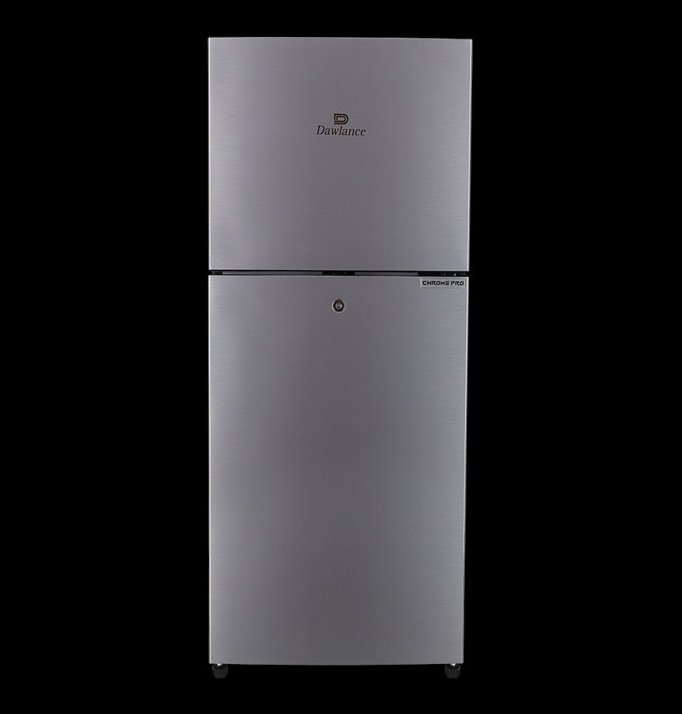 Dawlance 9140WB Chrome Pro Hairline Silver Double Door Refrigerator