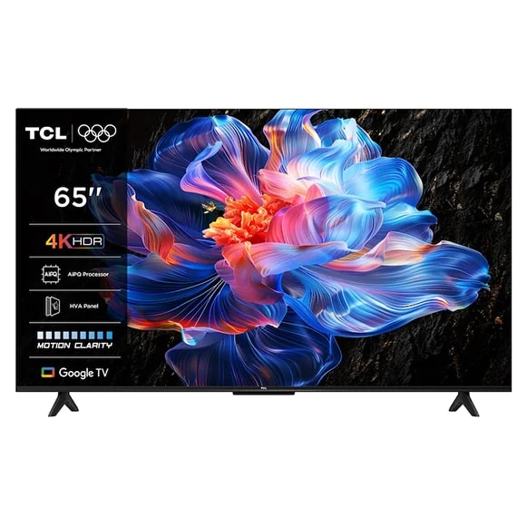 TCL 65P6L 65-Inch 4K UHD Google TV, Ai Clarity, Ai Contrast, 2/16 GB