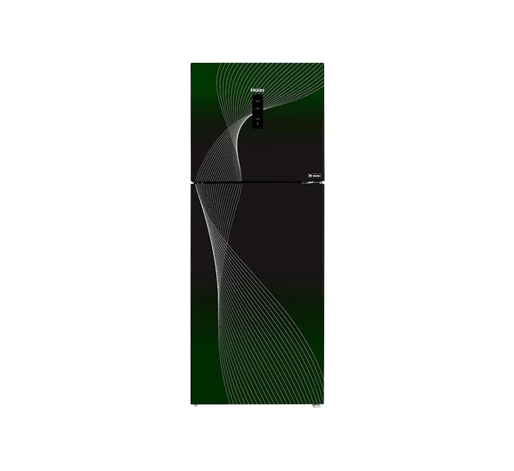 HAIER HRF-316 IFGA 11 Cft. Digital Inverter-Glass Door Refrigerator Green