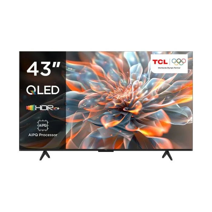 TCL 43P79K 43-inch 4K UHD QLED Google TV, Borderless Design, Ram/Rom 2gb/16gb, Game Accelerator 120Hz