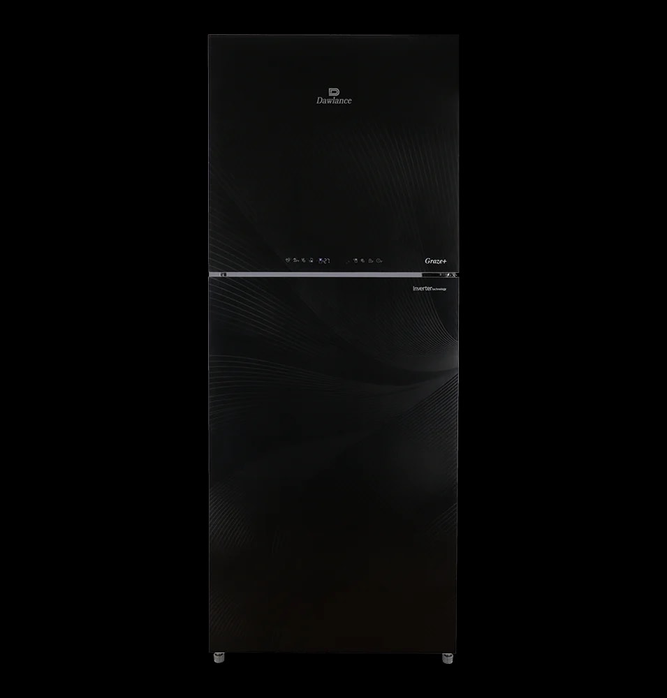 Dawlance 91999 Reff Graze Plus Gem Black, Inverter, Glass Shelf, 20CFT