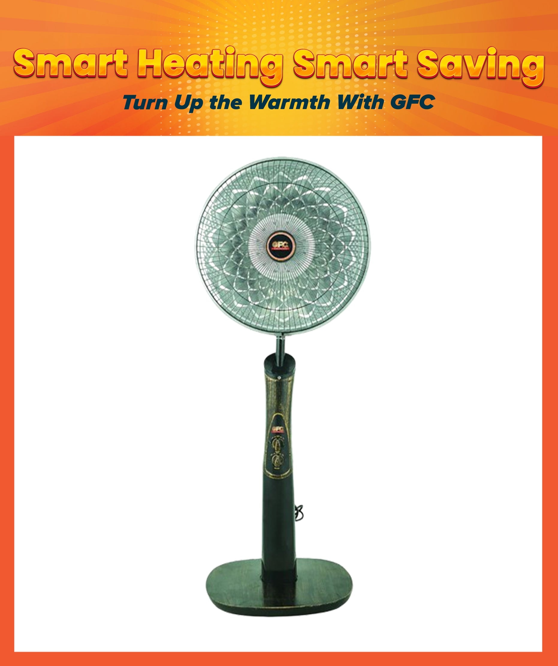 GFC GF - 103 Parabolic Stand Heater