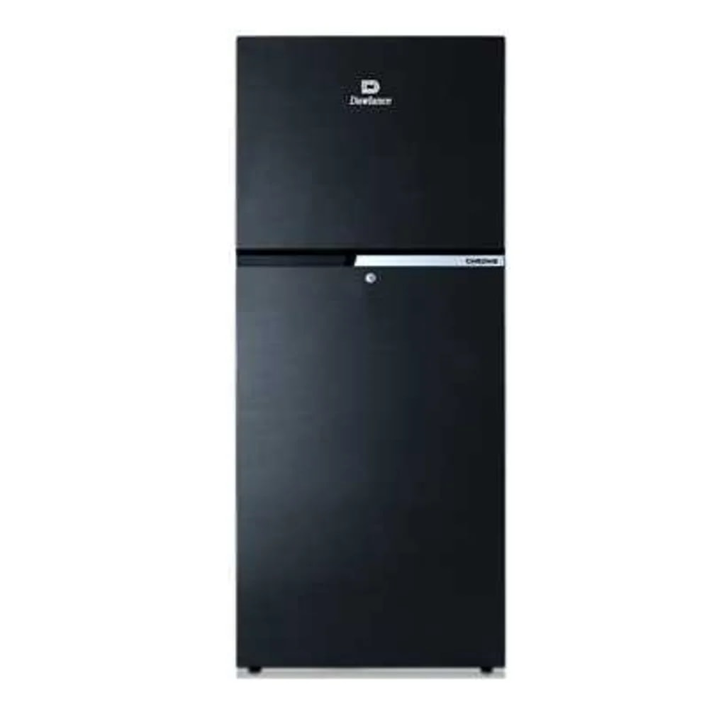 Dawlance Refrigerator 9191 WB Chrome Hairline Black