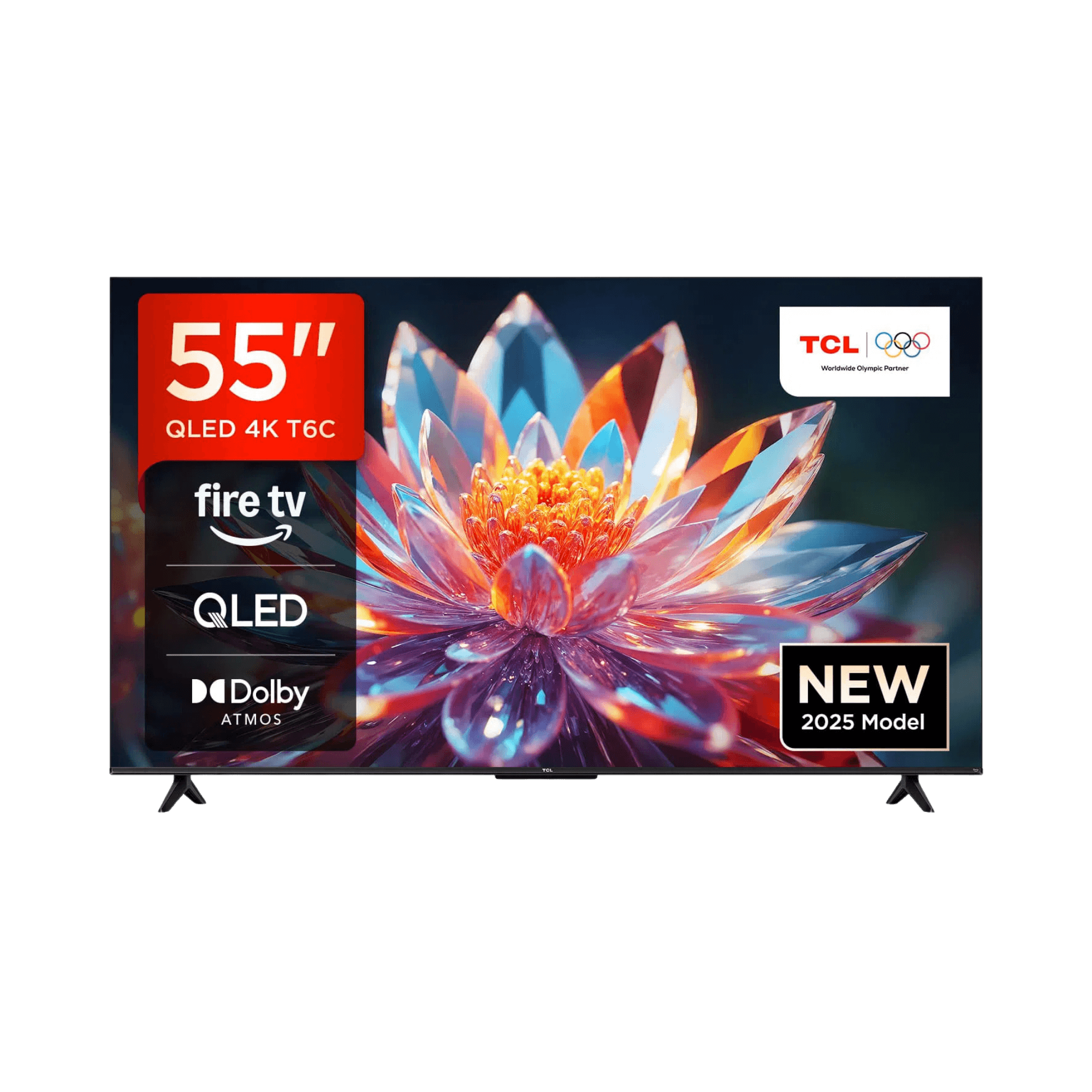 TCL L55T6C 55" 4K,QLED Android/Google LED Black