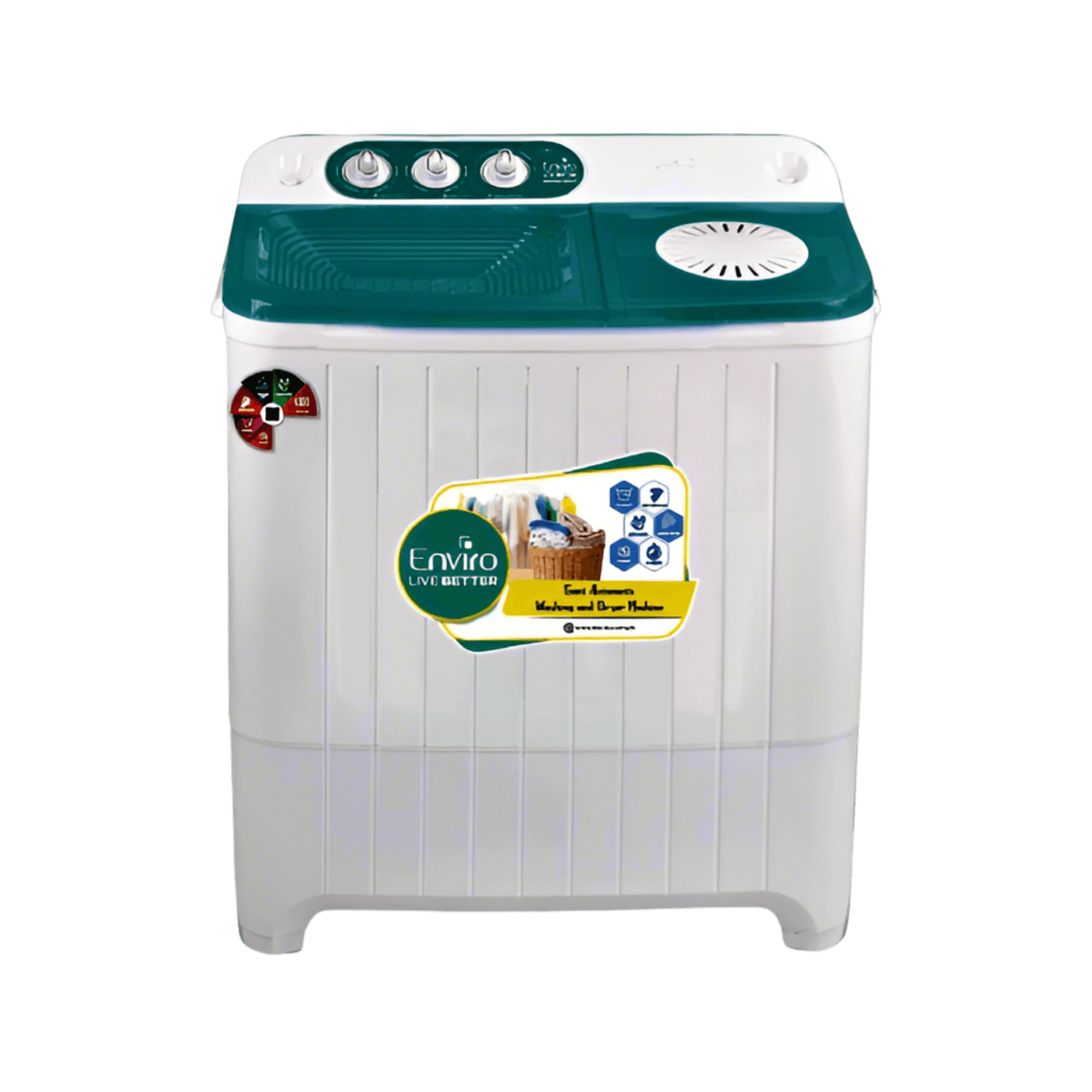 ENVIRO EWM-8510-TW 8.5Kg Twin Tub Washing Machine White