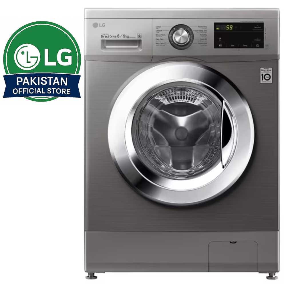 LG 8/5 KG Front Load Washer and Dryer F2V5PGP2T