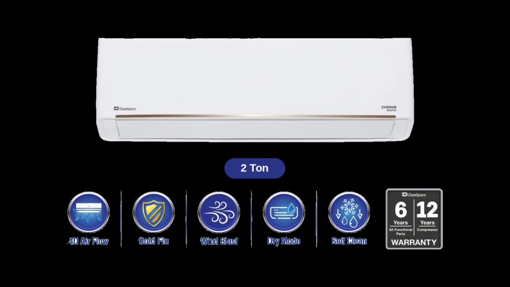 Dawlance Chrome+ Inverter 45 (Copper Stamp) Inverter Split AC