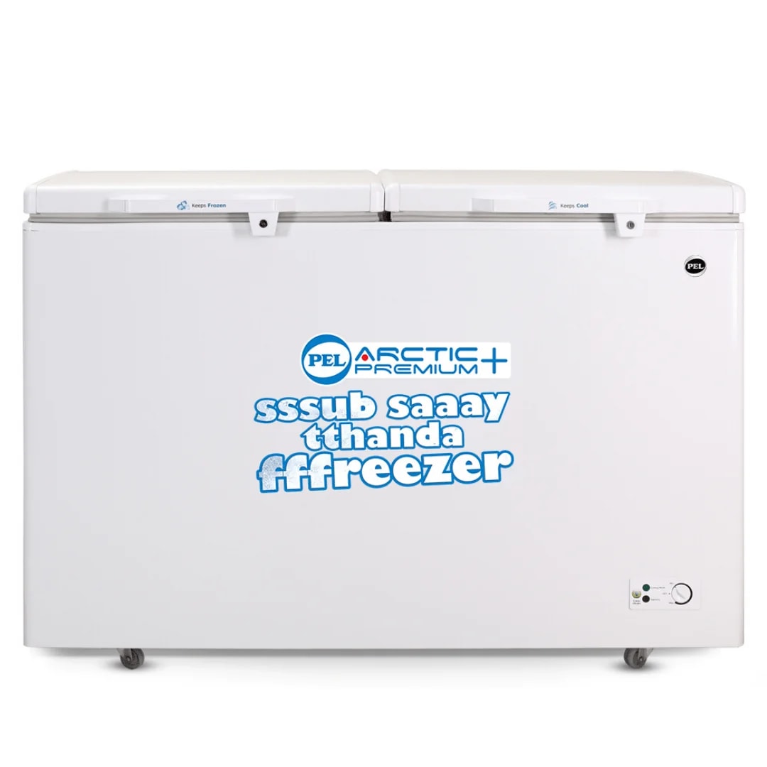 Pel Arctic Crystal 135 (13 CFT) Deep Freezer, Two Door