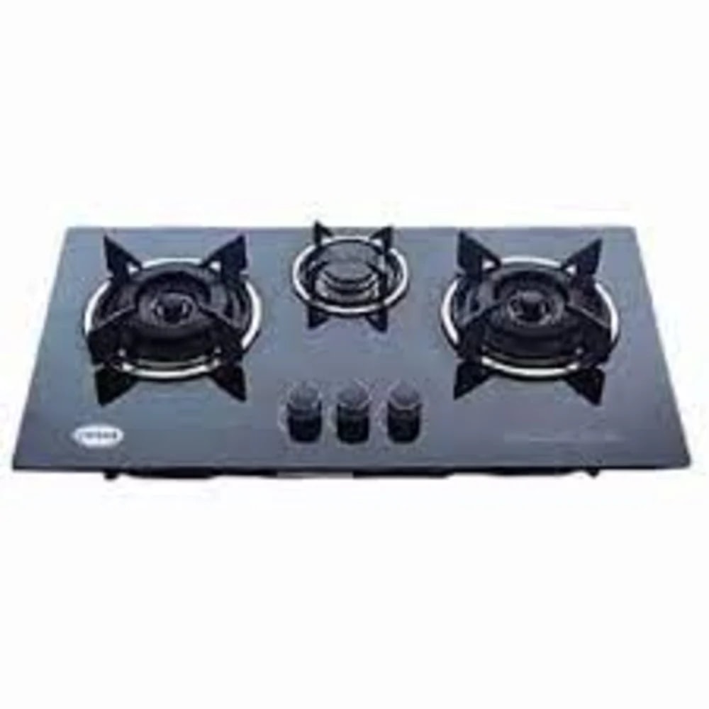 Canon CA-05 Three Burner Glass Hob. Auto Ignition