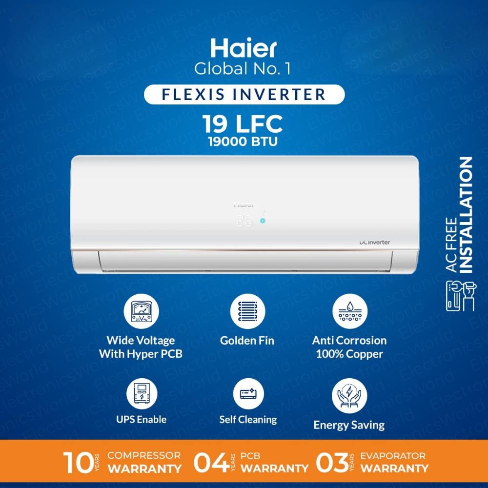 Haier 1.5 Ton DC Inverter AC Cool Only HSU-19LF