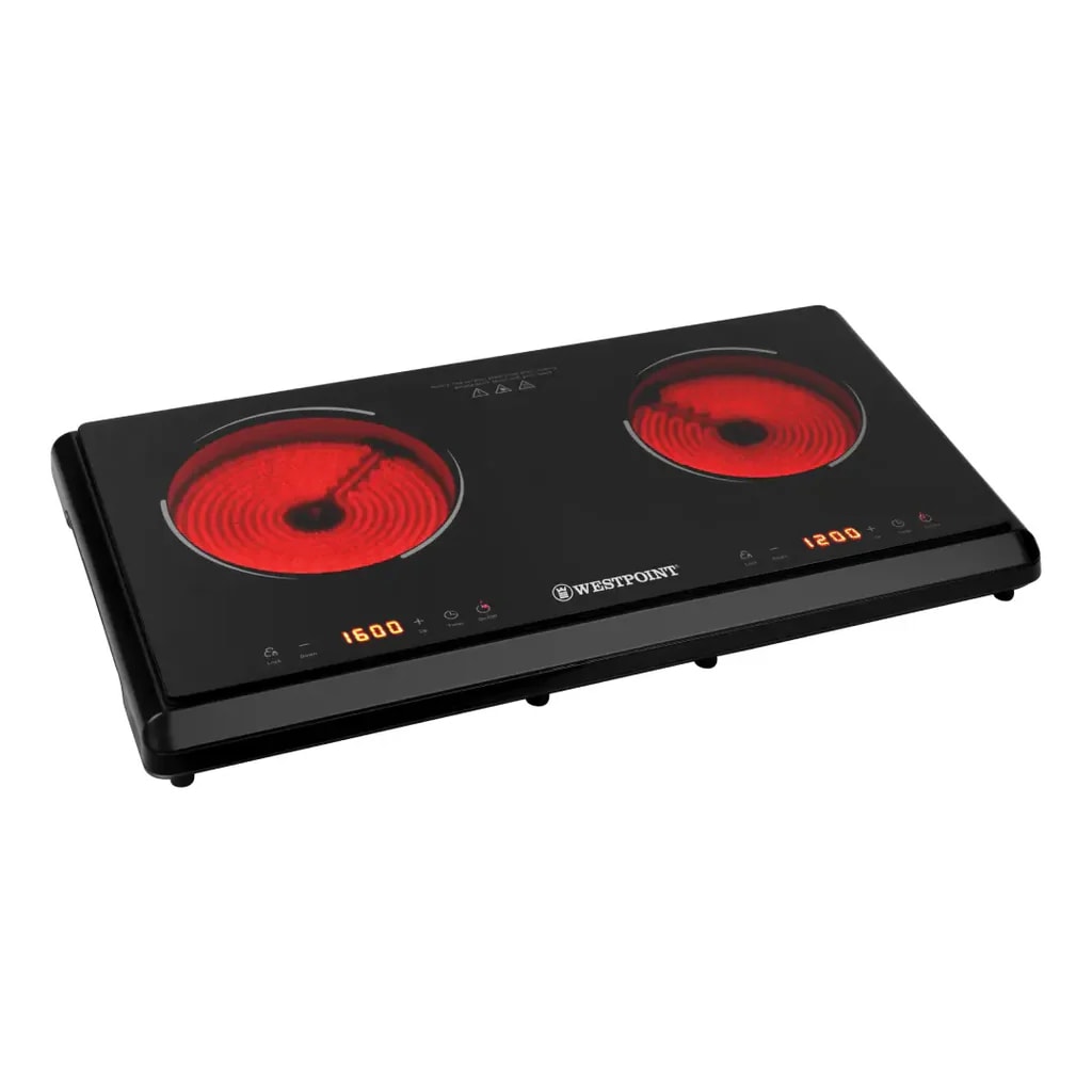 Westpoint WF-292 Double Plate Ceramic Cooker, 2000+1500W