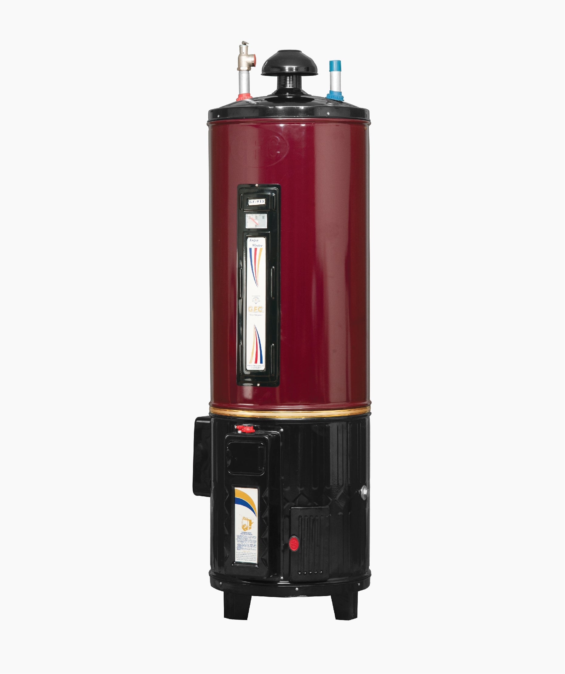 GFC GF-955 Gas Geyser Double Action / Two in One Double Element