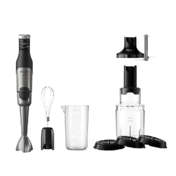 Philips HR2684/00 Hand Blender Chopper, 1200w, LED Speed Indicator, XL Chopper