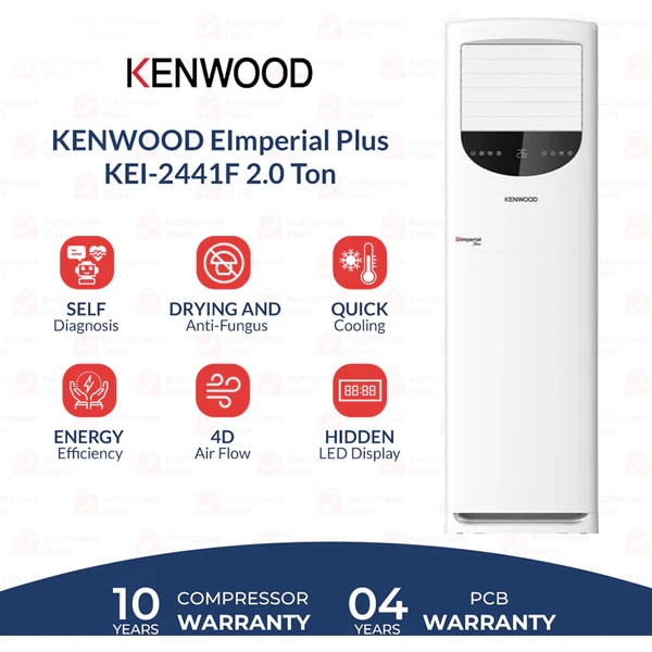 Kenwood KEI-2441F 2-Ton E-Imperial Plus DC Inverter Floor Standing Cabinet