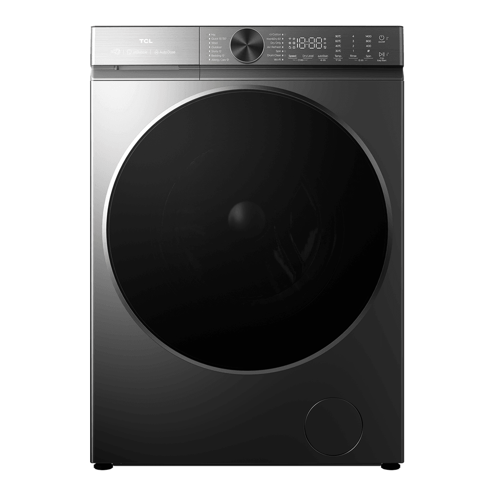 TCL 12/8KG AUTOMATIC FRONT LOAD WASHER & DRYER Model C512WDG